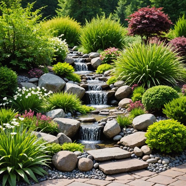 ¿Cómo diseñar un sistema de riego eficiente para un jardín de roca?